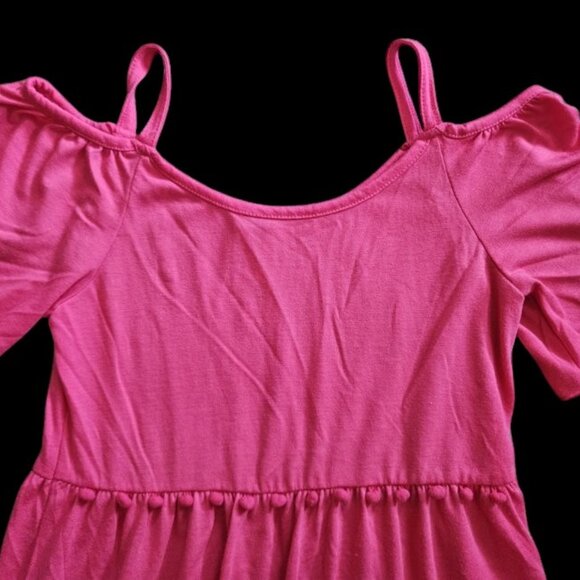 * GUESS Pink Boho Open Shoulder Sundress Girls Size 14 - Picture 6 of 6